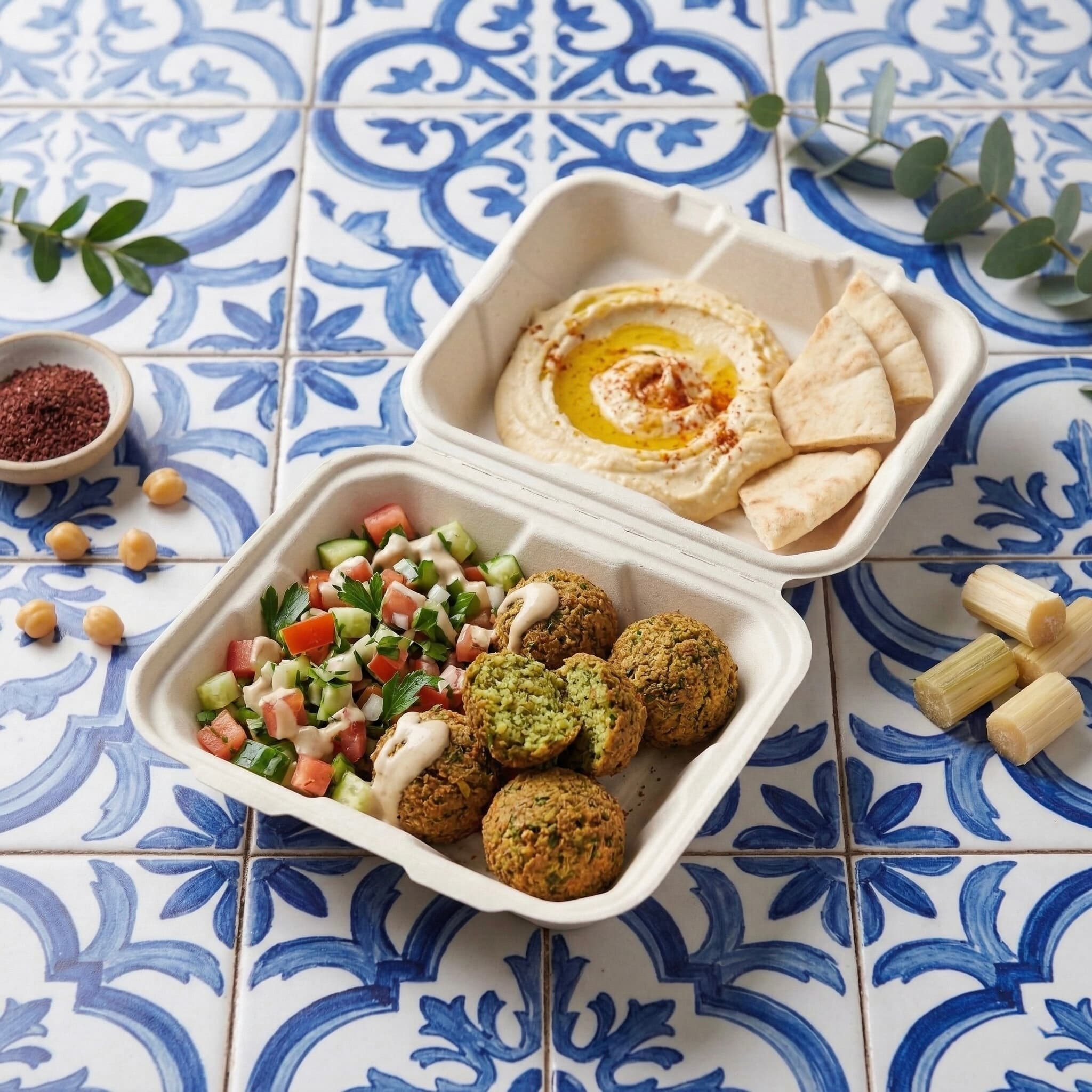 9 x 9 Plain Clamshell view 2