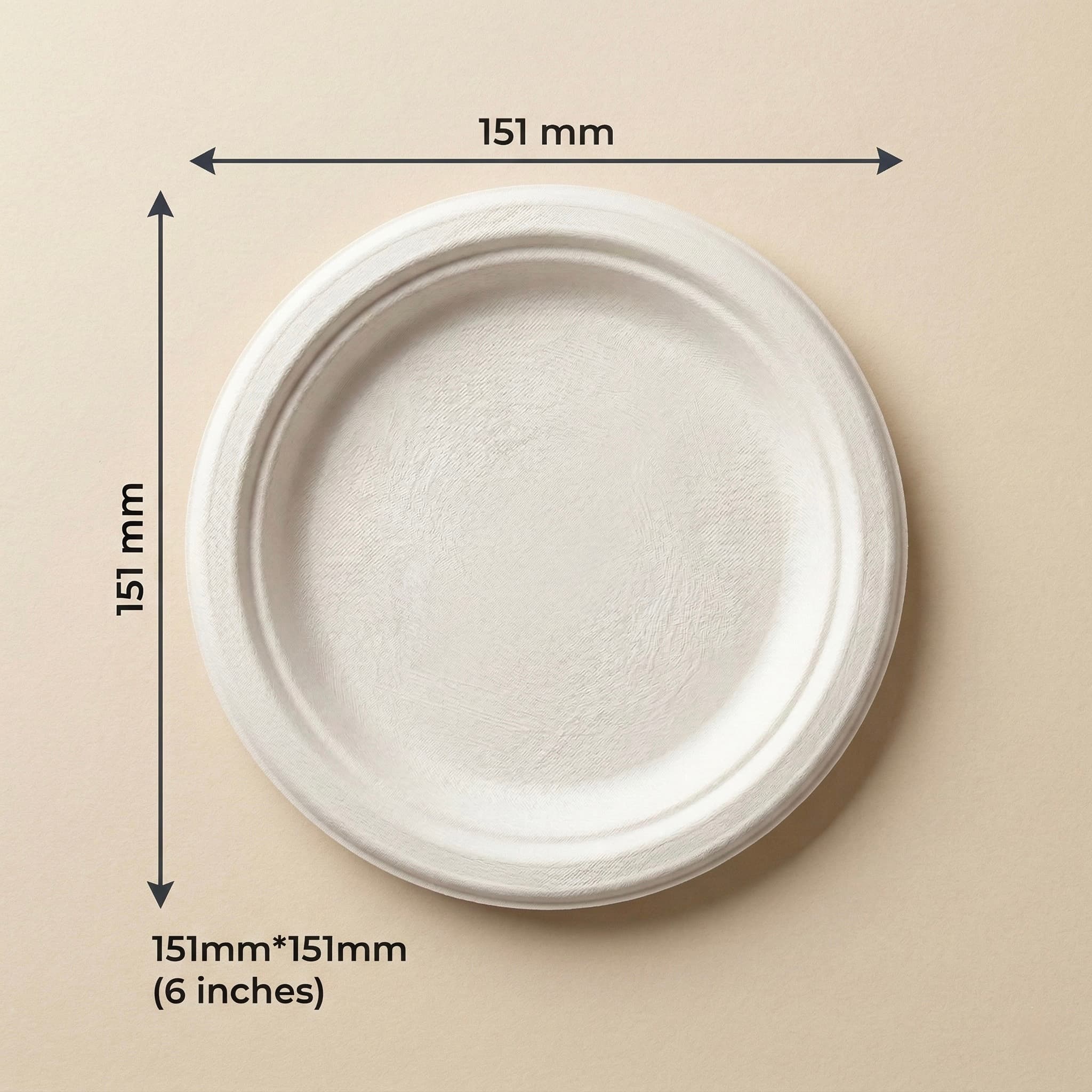 6 Inch Round Plate view 1